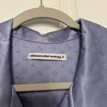 Alexander Wang  Silk Pajama Long Sleeve Shirt Photo 7