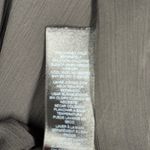 White House | Black Market Blouse Sheer Long Sleeve Ruffle Neck Neutral Black 4 Photo 7