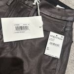 frame denim Frame Le Crop Mini Boot Jeans 26 Flare Metallic Coated Preppy Chic Mahogany Photo 4