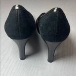 Loft  Black Peep-Toe Heels Photo 5