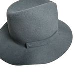 Anthropologie  Women's Blue Wool Fedora Hat One Size Travel Friendly Photo 15