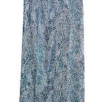 Topshop NWT Tall Shimmery metallic aqua pencil skirt size 4T Photo 0