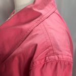 J.Jill Women's Pink Cotton Button Front Lined Jacket Coat Size M Photo 6