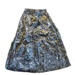 Diane Von Furstenberg Vintage  Black Silver A-line Skirt Photo 3