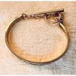 BCBG Gold Inspiration Rhinestone Cuff Bracelet Costume Jewelry Photo 3