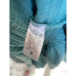 Smocked Cotton Gauze Maxi Dress Easel LA Blue Teal Boho Cottagecore Romantic M Size M Photo 6