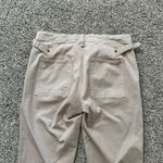 Anthropologie khaki beige straight leg pants size 27 Photo 4