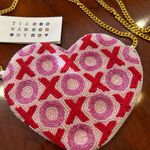 NWT Tiana NY XOXO Heart Chain Strap Bag Pink Photo 6