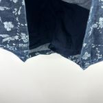 Croft & Barrow  Skort 16 Blue Floral Stretch Denim Modest Y2K Retro Cottagecore Photo 3