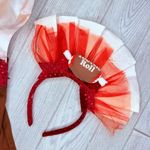 Rare hard to find tootsie roll Halloween costume dress with headband & purse 8 Brown Photo 4