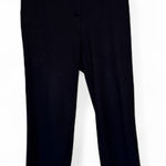 Eileen Fisher  Black Casual Straight Leg Trouser Dress Pants Womens M Classic Photo 0