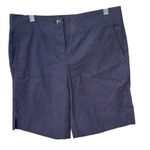 George Ladies Navy Shadow Shorts 97% Cotton 3% Spandex Size 6 Blue Photo 1