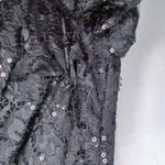David's Bridal David Bridals black goth homecoming dress Photo 3