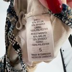 Shade & Shore  Snake Print One Piece Swimsuit lined summer bathing suit sz small Photo 4