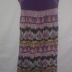 Dress Barn L Purple Boho Tank Maxi Dress Photo 0