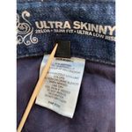 EXPRESS Zelda Jeans Women’s 8 Blue Denim Slim Fit Ultra Low Rise Distressed READ Photo 8