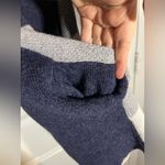 Source Unknown Women’s Colorblock Panel Patchwork BlueGrey Pockets CozySoft Knit Cardigan SzS-M Photo 15