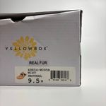 Yellow Box  Wist Leather Thong Sandals in Natural Photo 8