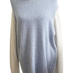 C by Bloomingdale’s Women Cashmere Pullover Sweater Sz L Turtleneck Colorblock Size L Photo 0