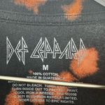 Def Leppard  Custom Bleach Splatter Short Sleeve Graphic Band Tee Size Medium Photo 5