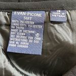 Evan Picone Pencil Skirt Suit Separate Classic Work Lined Solid Black Size 16 Photo 6