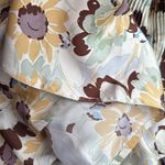 Ralph Lauren Polo Floral Print Pleated Satin V-neck plisse midi Dress 2 $698 Photo 8