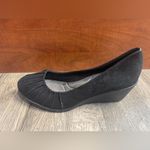 Chic Black Wedge Shoes for Women Size 13 Photo 2