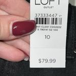 Loft The Slim High Rise Straight Leg Denim Jeans Women's Size 10 Black 790141 Photo 8