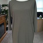 Leith  Dolman Mini Dress Olive Green 3/4 Sleeve Size XS NWOT Photo 0