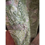 ADRIENNa Papell Silk‎ Beaded Formal Pants Size Petite 6 Green/Purple Purple Photo 2