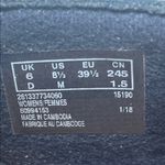 Clarks  Lafley Rosen Wedge Sandals in Navy  Leather Slingback Sandals Size 8.5 Photo 7