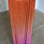 Dress the Population ‎ Meredith Metallic Ombré Cutout Plissé Gown Photo 5