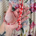 World Market Lounge Pants Womens S/M Tan Pink Coquette Romantic Tropical Floral Size M Photo 3