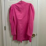Pretty Little Thing  Fuscia Hot Pink Puff Sleeve Blazer Dress Photo 7