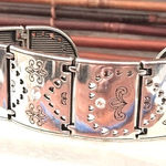 Brighton  Bold Square Link Silver Tone Bracelet Photo 0