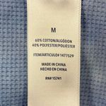 Splendid  thermal tie dye top oversize blue white long sleeve crew neck shirt Photo 5