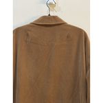 The Korner Anthropologie Chore Utility Barn Long Velvet Coat Size 8 Oversized Brown Photo 4