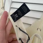 BKE Scalloped Edge Tank Top Cream XS Photo 2