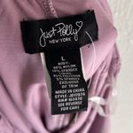 Hot Topic Just Polly Lilac Lace Lace-up Cami Dress Sz Large NWT Photo 5