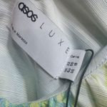 ASOS  Luxe Curve Marble V neck Belted Twill Smock Dress Size 18 NWT‎ Photo 4