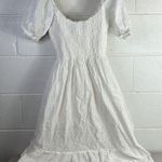 Hill House RTR The Eyelet Louisa Nap Dress White Sz Medium cottage core crochet Photo 5