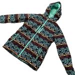 Aperture  Size Medium M Intricate Funky Pattern Blue Snowboard Ski Coat Winter Photo 3
