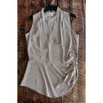 Chelsea28 Sleeveless Asymmetrical Side Cinched Womens Top/Blouse by  Size Medium Photo 7