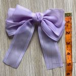 Purple Lavender clip Bow Photo 3