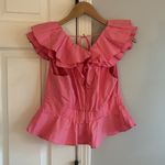 DO+BE  Pink Top Ruffle Photo 2
