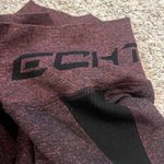 ECHT  Burgundy and Black Arise Scrunch Leggings Photo 1
