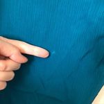 French Laundry NEW NWT  Plus Size Teal Blue Wide Leg Drawstring Pull On Pants 1X Photo 10