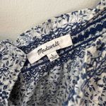 Madewell  Jeanette Top in Florentine Floral Blue Large Photo 4