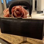 Brown faux leather bag Photo 0