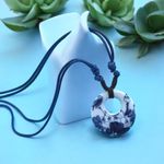 Ceramic Pendant Necklaces‎ Vintage & Chinese Style Blue Photo 2